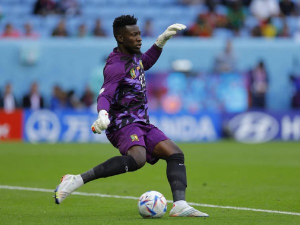 Thủ môn Andre Onana không góp mặt trong trận hoà 3-3 giữa ĐT Cameroon và ĐT Serbia.