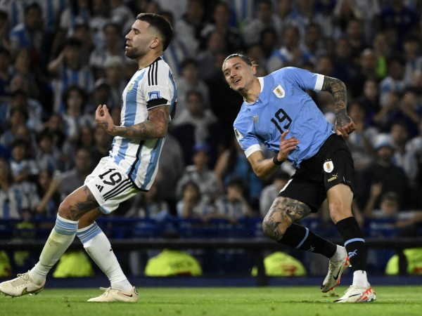 Nunez là người ấn định tỷ số 2-0 ở trận đấu Argentina vs Uruguay