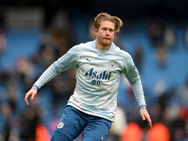 De Bruyne ngồi dự bị cả trận lượt về gặp Real Madrid.